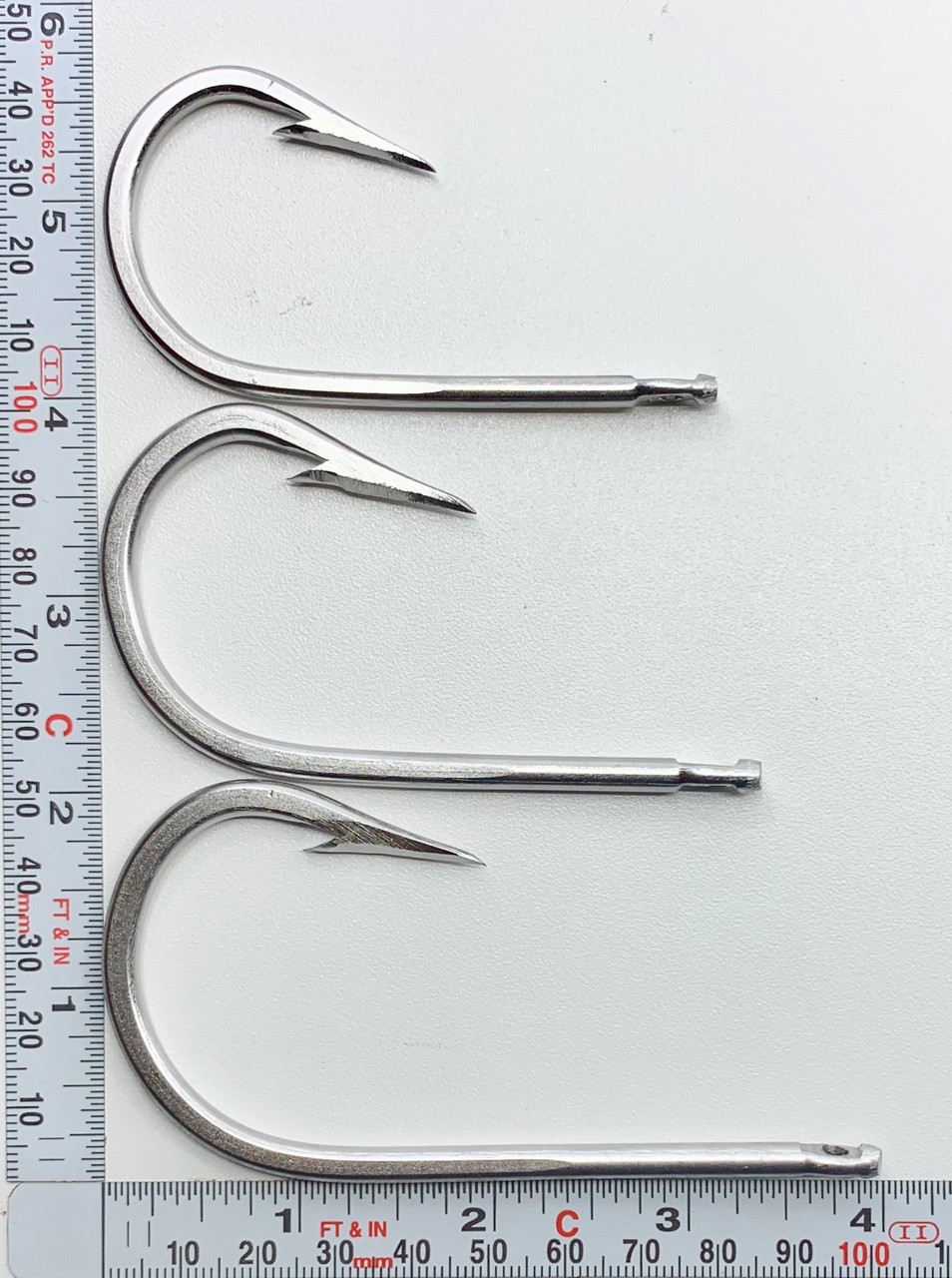 Stainless Steel Forged Needle Eye Hook pack of 5
