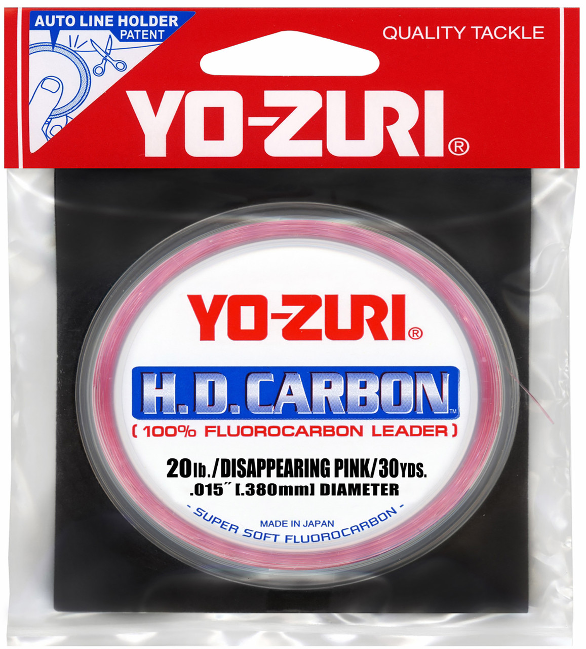 Yo-Zuri Pink Fluorocarbon Leader 100 yd - CatchAllTackle.com