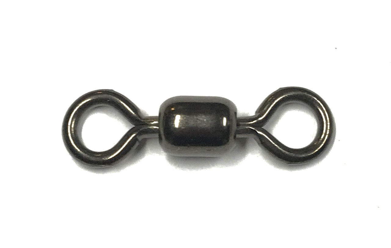 Premium Black Nickel Swivels 25pcs - CatchAllTackle.com