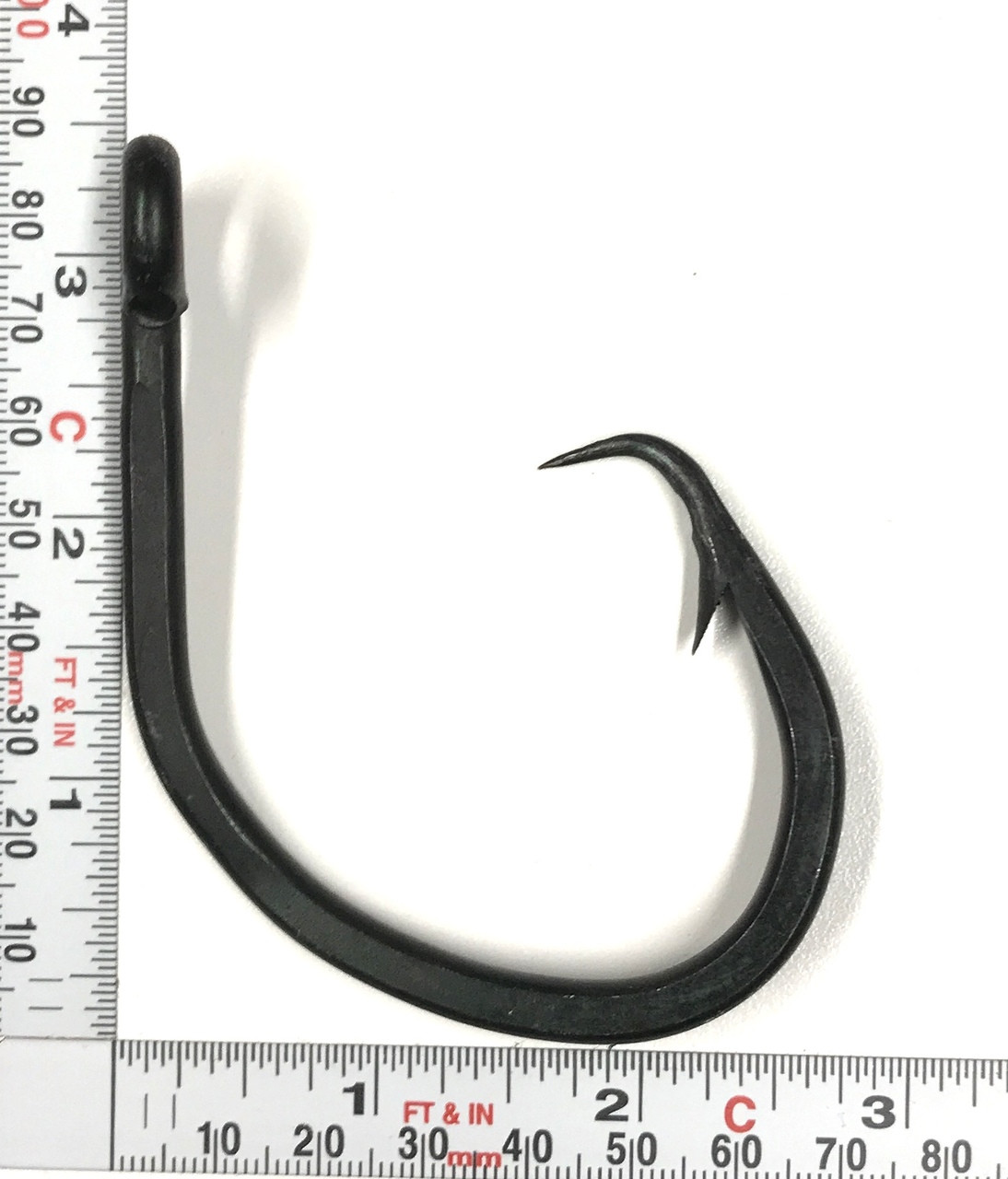 Black Commercial Forged Offset Circle Hooks