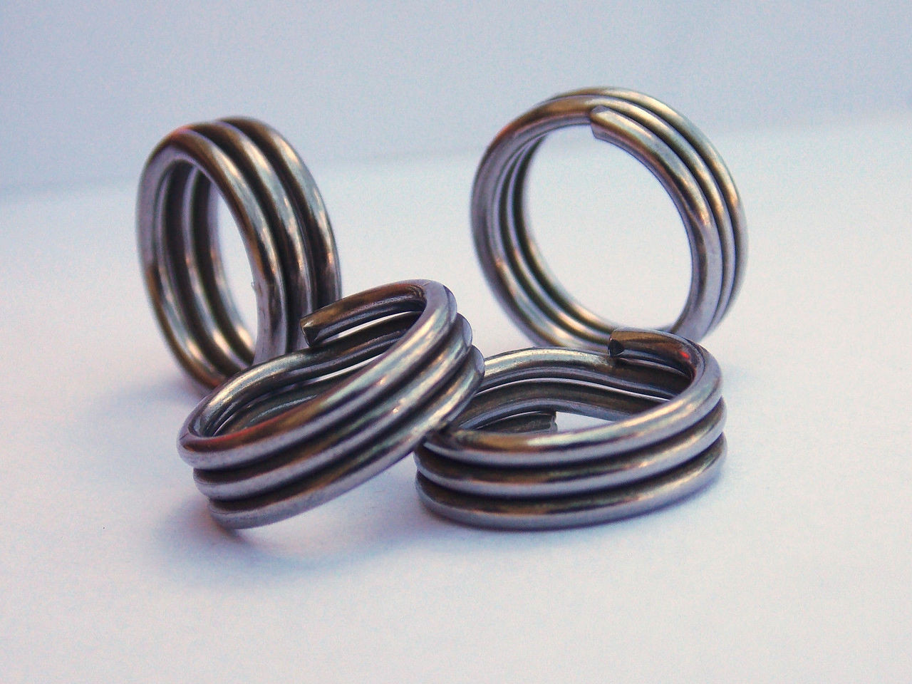Wolverine Triple Wrap Stainless Steel Split Rings