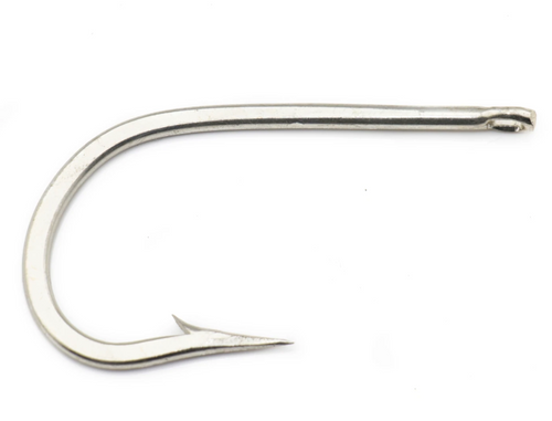 Mustad Classic Dry Barbed Single Eyed Hook 1000 Units Silver