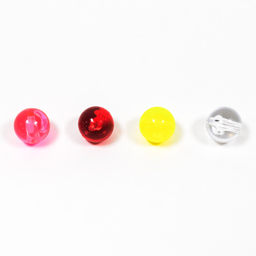 10mm Round Fishing Beads Assorted colors 75 pieces