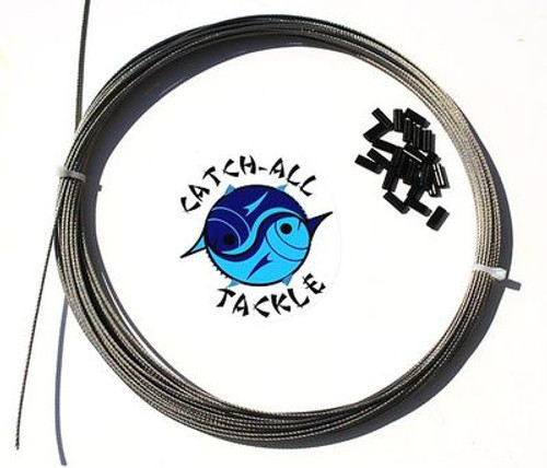 Catch All Tackle Monofilament Fishing Leader Kit 100yds 1.4mm-200lb India