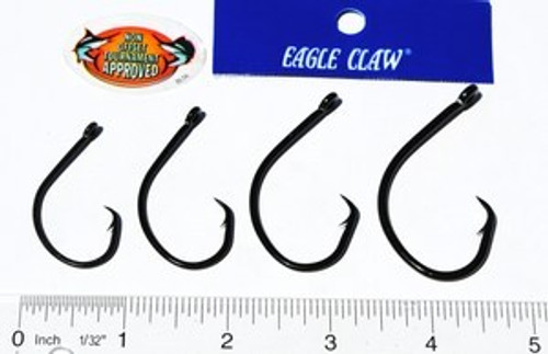 Eagle Claw L2004ELF  Circle Hook 25 pk tournament approved
