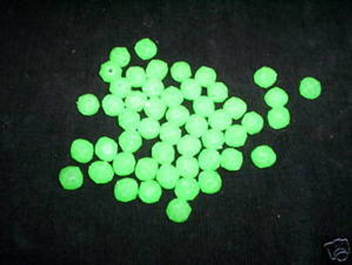 GLOW BEADS 250 12MM -1/2" GREEN -DEEP DROP RIGS