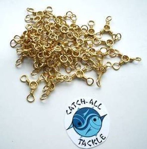 Eagle claw 3 way brass swivels 20pcs available #8 - 3/0