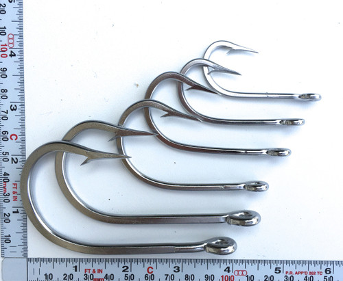 Big Game Forged Black Stainless Steel Hooks 10 pack