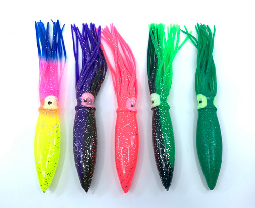 Sea Striker  Bulbhead Squid Skirt 9" 10/Pack