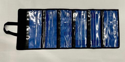 Basic 6 Pocket Roll Up Lure Bag Blue Basic 6 Pocket Roll Up Lure Bag Blue