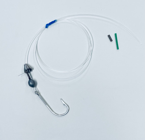 Premium Fluorocarbon Pin Rigs with wire cheater  6'