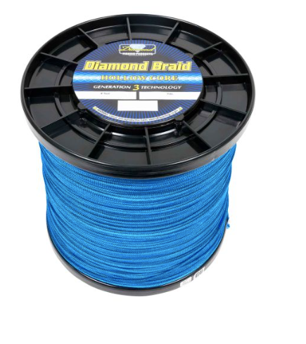 Momoi Diamond Braid Hollow 500lb 500yds Blue