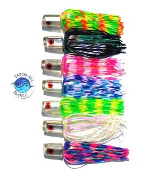 FlashM  Large Red Eye Slant Head 6" trolling lures Select color