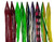 Teaser Tails 1" x 11" replacement skirts Glitter Series