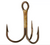 VMC 9649 Bronze Treble Hooks Size 6, 50ct