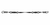 Heavy Duty Dredge Leader. 18" with corkscrew swivels