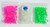 Glow Bead Kit 3 Bags each color Pink,Green,Day Glow