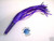 Purple Machine Trolling Lure rigged 13" with 8/0 Stainless Steel hook