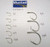 MUSTAD 39960D CIRCLE-Ringed eye Duratin Available in bags of 25 - 8/0-20/0