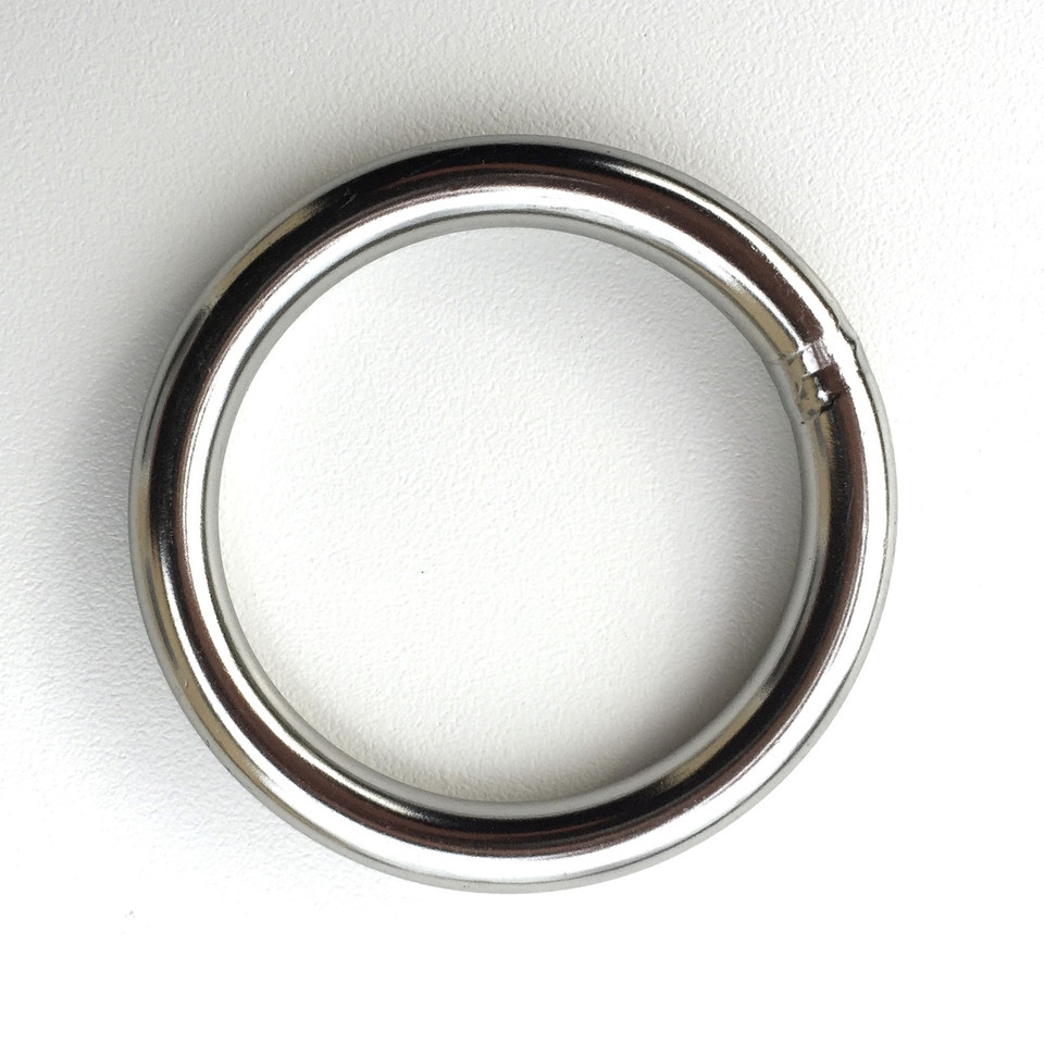 Stainless Steel Welded Rings Select Size - CatchAllTackle.com