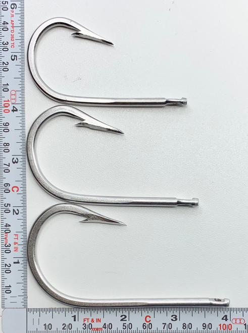 Mustad 7732-SS Stainless Steel Tuna Hook Pack of 10