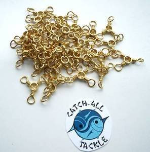 Eagle claw 3 way brass swivels 20pcs available #8 - 3/0 