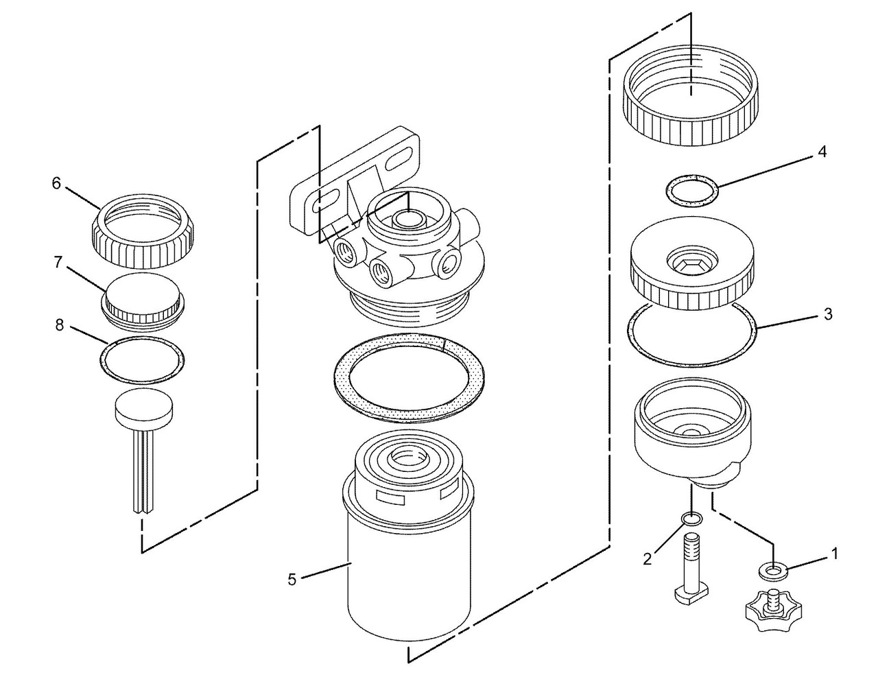 138-3097: Fuel Water Separator Ultra High Efficiency