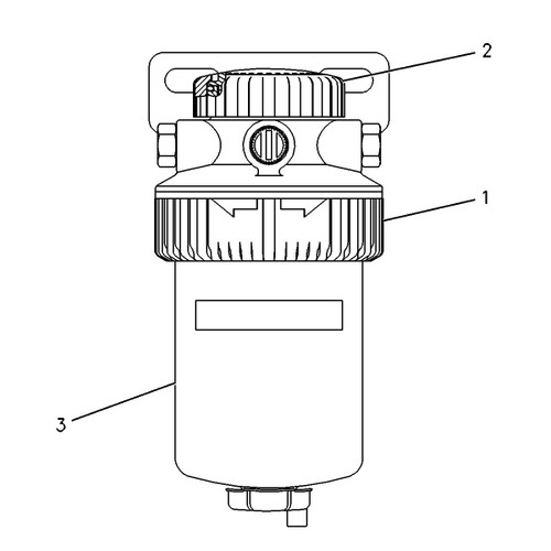 130-7092: Fuel Water Separator Standard Efficiency