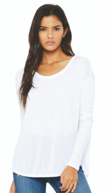 Women’s Flowy 2x1 Ribbed Long Sleeve Tee