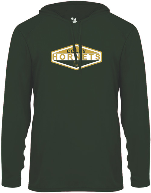 Colby Hornets Hooded Long Sleeve T-Shirt (4105/4165/2105)