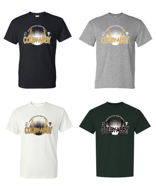 Colby-Abby Softball T-Shirt (8000)