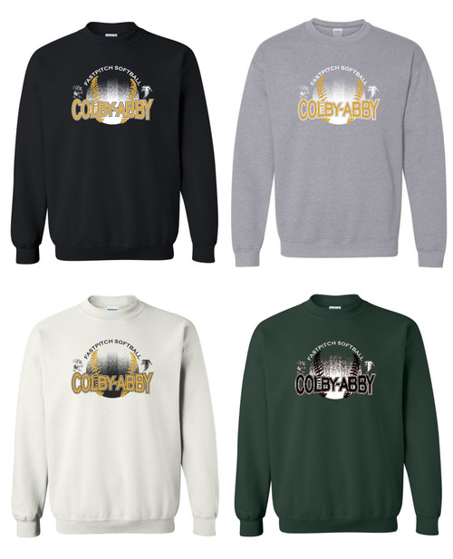 Colby-Abby Softball Crewneck Sweatshirt (18000)