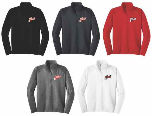 Abby Heat Heavyweight 1/4 Zip Pullover (ST850)