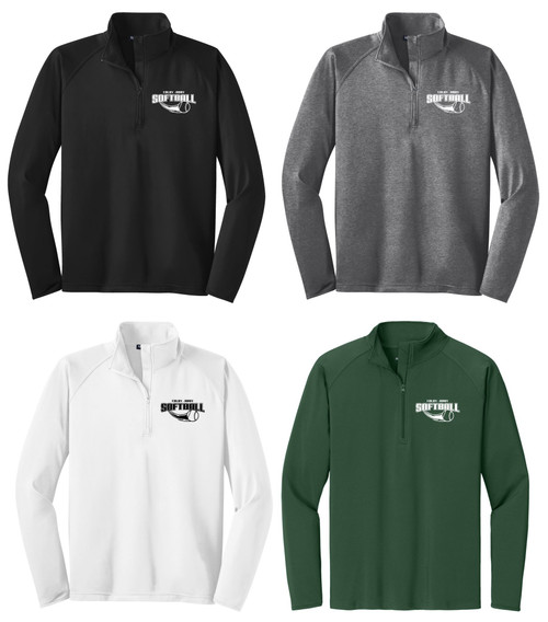 Colby-Abby Softball Heavyweight 1/4 Zip Pullover (ST850)