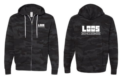 LOOS Lightweight Full-Zip Hooded Sweatshirt (AFX90UNZ)