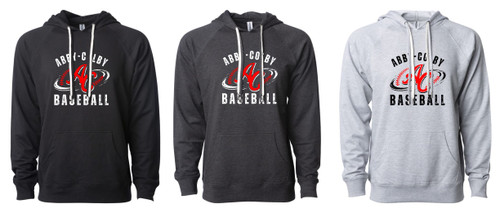 Abby-Colby Baseball Lightweight Hooded Sweatshirt (SS1000)