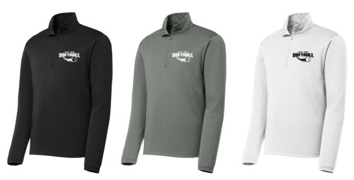 Colby-Abby Softball Lightweight 1/4 Zip Pullover (ST357)