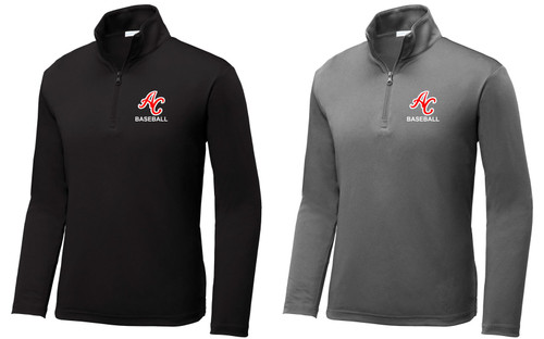Abby-Colby Baseball Youth 1/4 Zip Pullover (YST357)