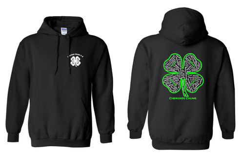 Cherokee Chums 4H Youth Hooded Sweatshirt