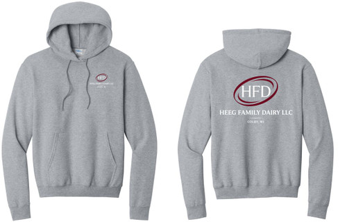 Heeg Family Dairy Hooded Sweatshirt (PC78H)