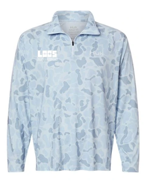 LOOS Airweight KC Printed 1/4 Zip Pullover (H1200720)