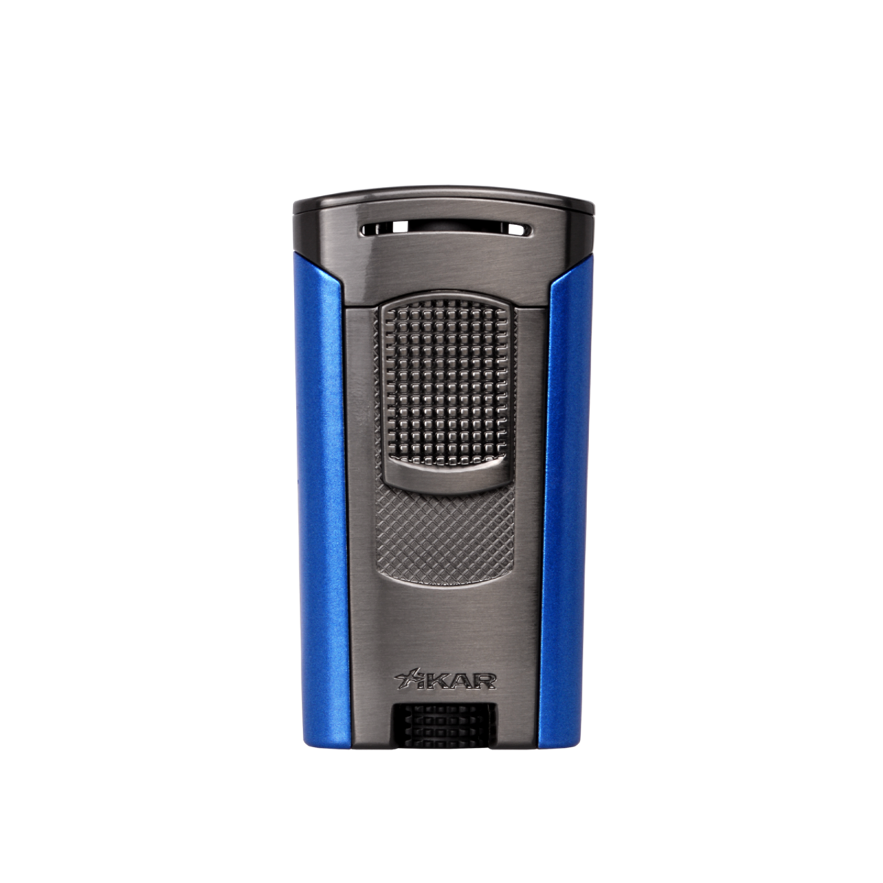 Astral Single Lighter Gunmetal & Blue - CigarSpots