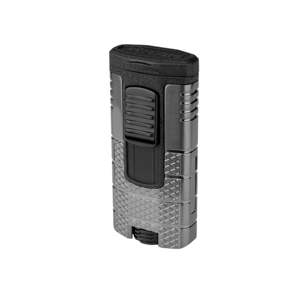 Xikar Tactical Triple Lighter Gunmetal & Black