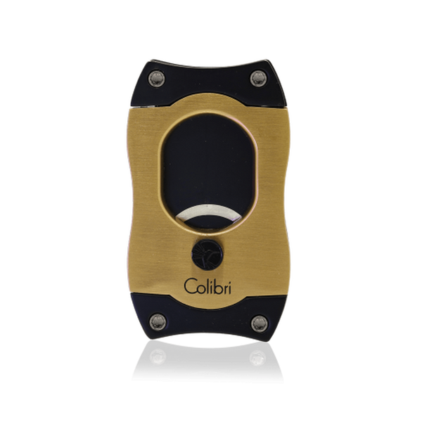 Colibri S-Cut Cigar Cutter Gold & Black Blades