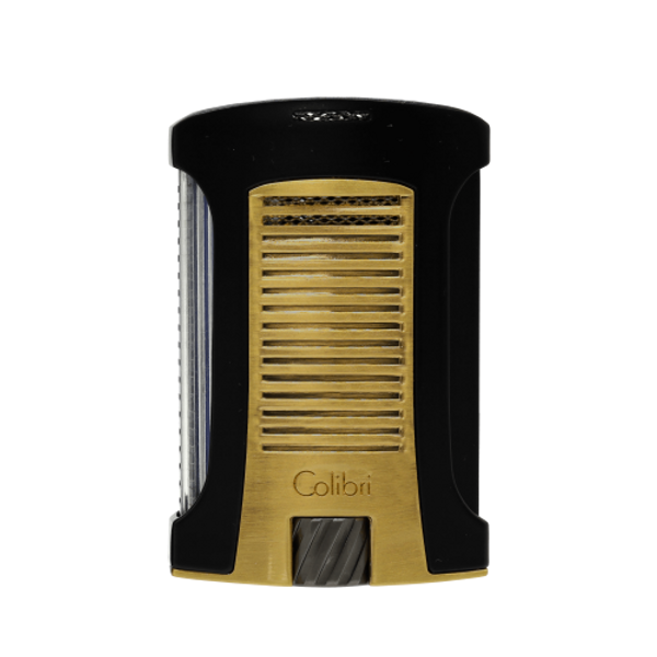 Colibri Daytona Single Lighter Black & Gold