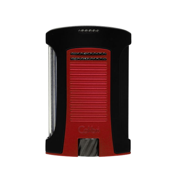 Colibri Daytona Single Lighter Black & Red