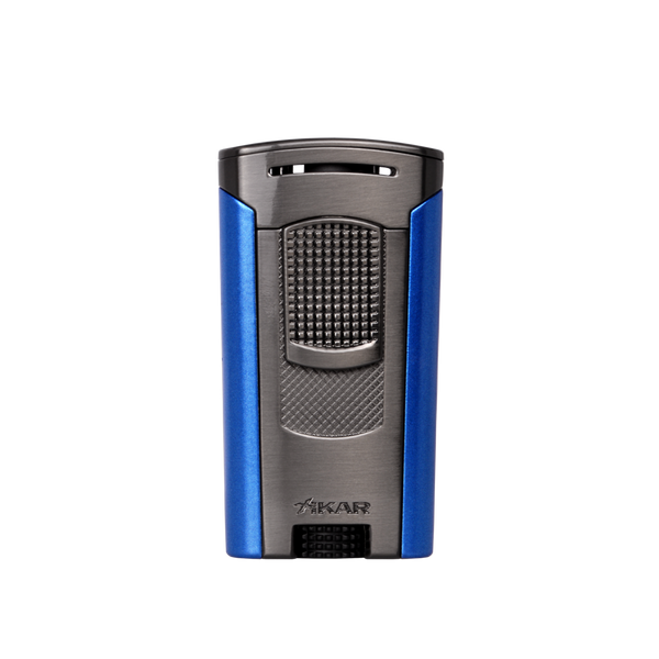 Xikar Astral Single Lighter Gunmetal & Blue