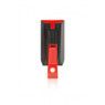 Colibri Slide Double Lighter Black & Red