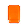 Diamond Crown Pop Art Leather Case - Orange