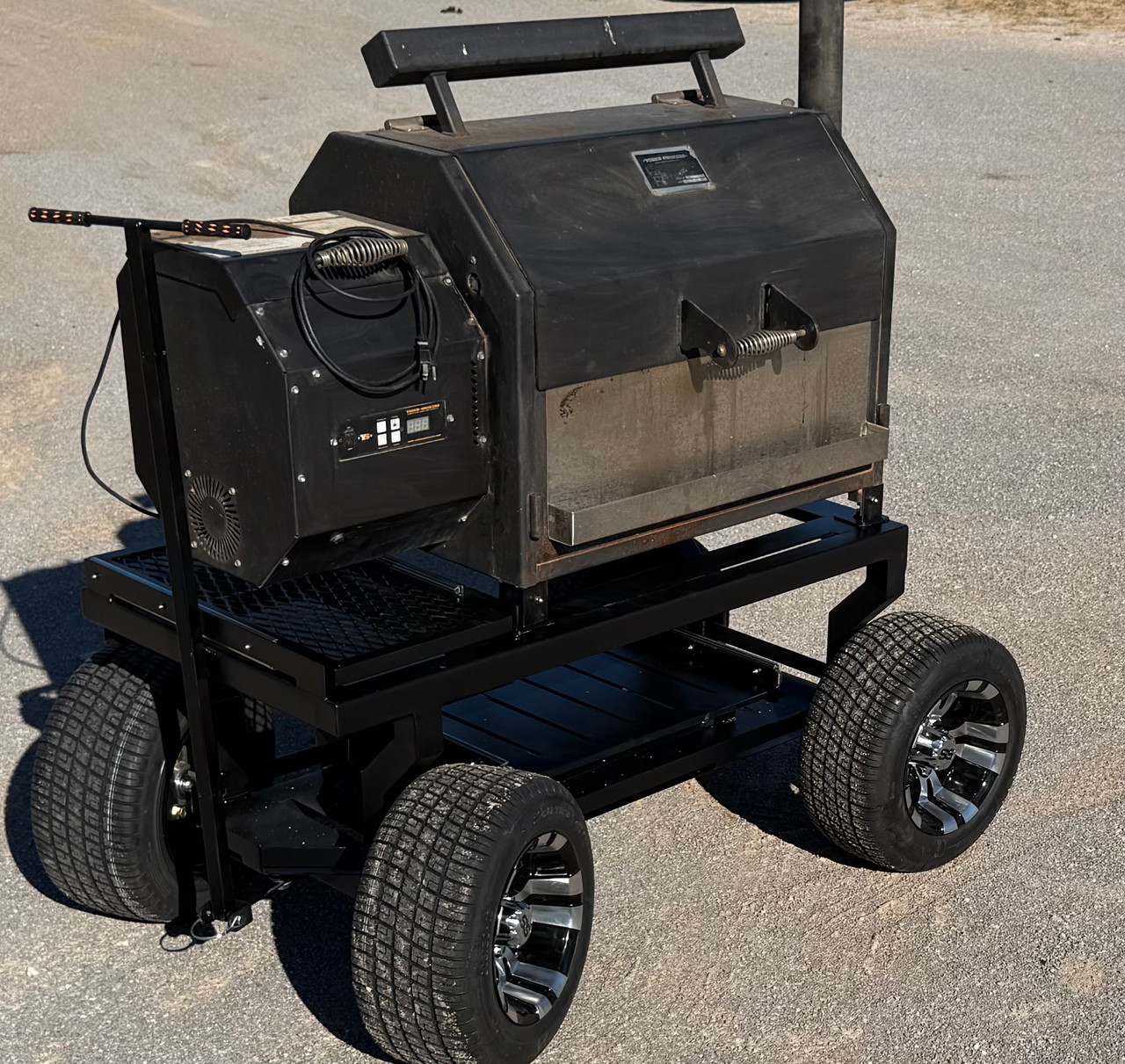 The  BBQ Trail Wagon Accessory for Yoder 480 or 640